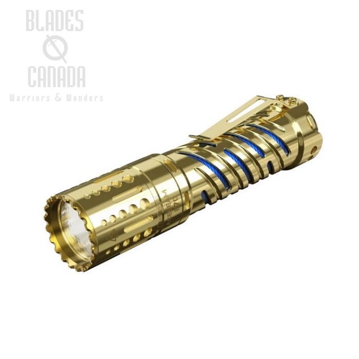 (image for) Acebeam E70-BR EDC Flashlight, Brass - 4600 Lumens - 6500K